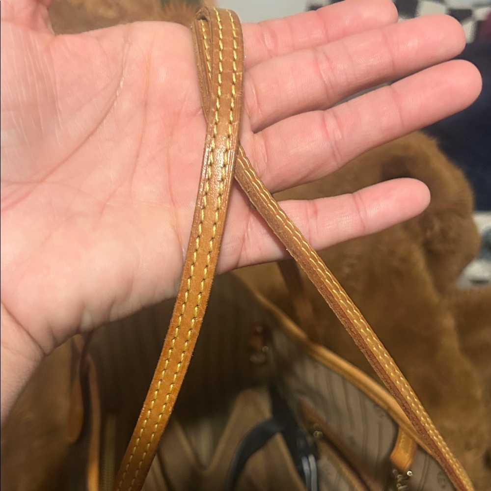 Louis Vuitton Dark Brown Monogram Tote Neverfull mm - Picture 3 of 11